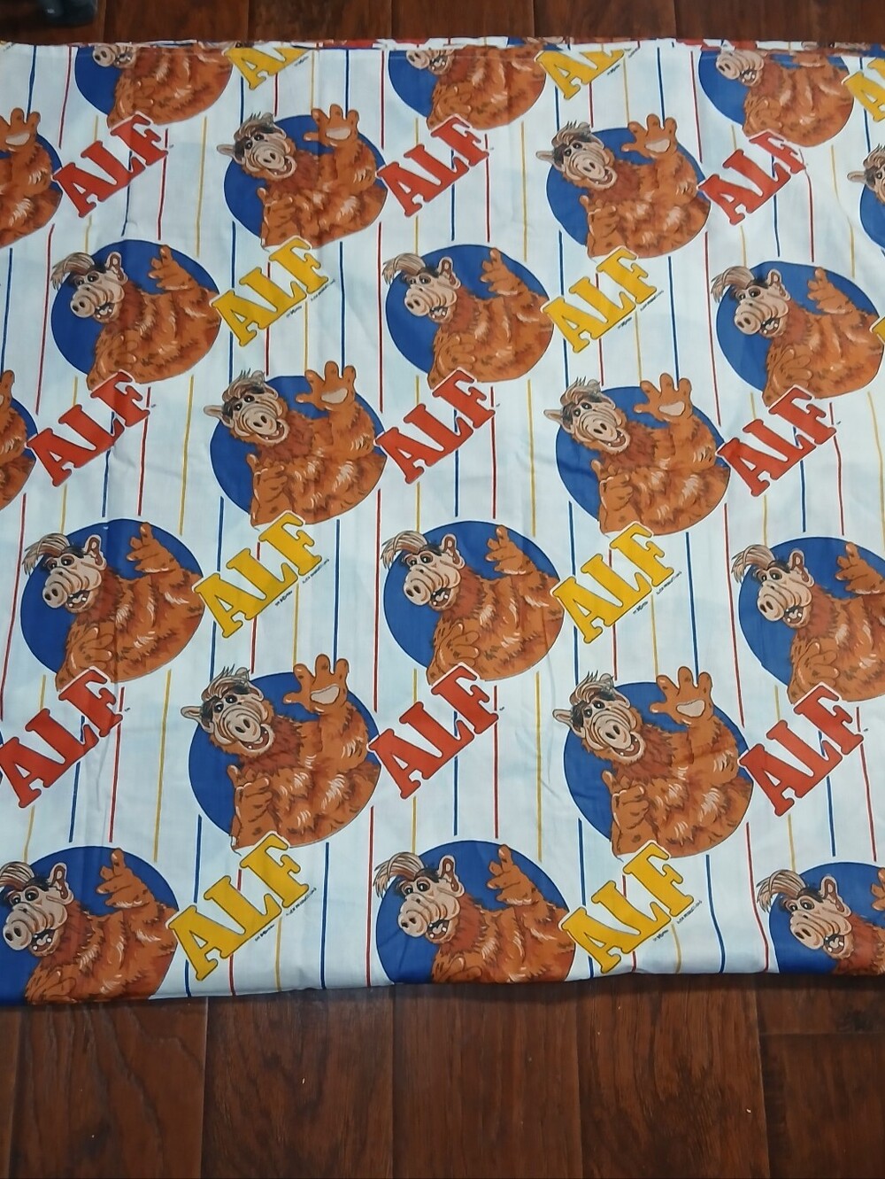 Vintage 1987 Alf Bed Top Sheet Twin VTG 80's 1980's TV SITCOM